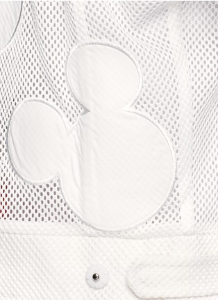 Detail View - Click To Enlarge - HELEN LEE - Mickey Mouse appliqué mesh jacket