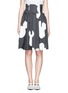 Main View - Click To Enlarge - HELEN LEE - Mickey Mouse print pleated skirt