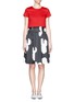 Figure View - Click To Enlarge - HELEN LEE - Mickey Mouse print pleated skirt