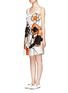 Figure View - Click To Enlarge - HELEN LEE - Minnie Mouse print silk dress