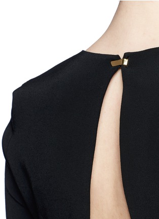 Detail View - Click To Enlarge - SANDRO - 'Requiem' open back dress