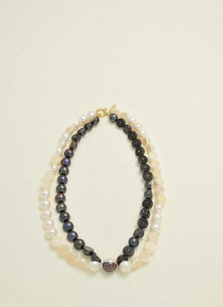 Main View - Click To Enlarge - TASAKI - 18k yellow gold fresh water pearl necklace TASAKI