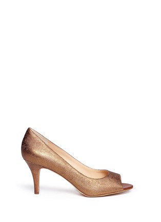 Main View - Click To Enlarge - COLE HAAN - Air Lainey metallic leather pumps