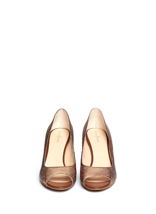 Figure View - Click To Enlarge - COLE HAAN - Air Lainey metallic leather pumps