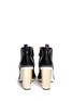 Back View - Click To Enlarge - NICHOLAS KIRKWOOD - Sculpted heel leather ankle boots