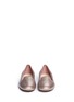 Figure View - Click To Enlarge - COLE HAAN - 'Morgan' metallic leather slip-ons