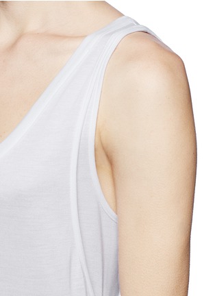 Detail View - Click To Enlarge - HELMUT LANG - 'Scala' jersey tank top