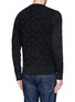 Back View - Click To Enlarge - STONE ISLAND - Raised geometric pattern sweater