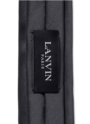 Detail View - Click To Enlarge - LANVIN - Silk skinny tie
