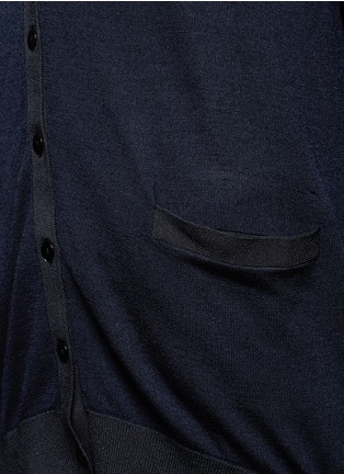 Detail View - Click To Enlarge - 3.1 PHILLIP LIM - Two-tone merino wool cardigan