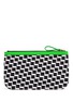 Figure View - Click To Enlarge - PIERRE HARDY - Contrast trim cube pattern zip pouch