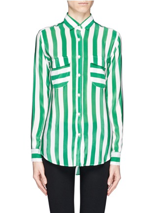 Main View - Click To Enlarge - STELLA JEAN - Striped silk shirt