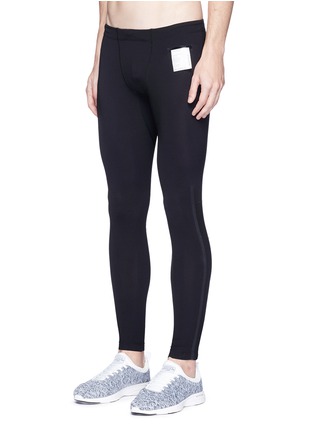 Front View - Click To Enlarge - SATISFY - 'Run Away' reflective print performance tights