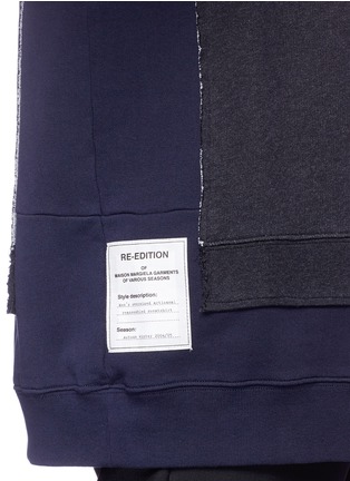 Detail View - Click To Enlarge - MAISON MARGIELA - 'Re-edition' oversized patchwork sweatshirt