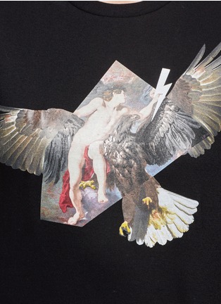 Detail View - Click To Enlarge - NEIL BARRETT - 'Ruben's Eagle' print cotton T-shirt