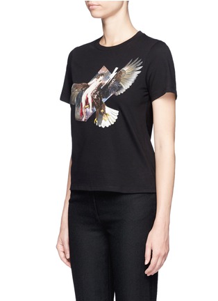 Front View - Click To Enlarge - NEIL BARRETT - 'Ruben's Eagle' print cotton T-shirt