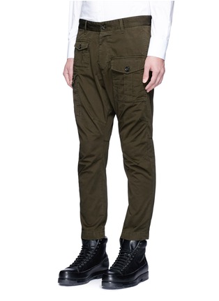 Front View - Click To Enlarge - 71465 - Cotton cargo pants