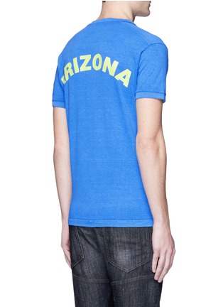 Back View - Click To Enlarge - 71465 - 'Arizona' print V-neck T-shirt