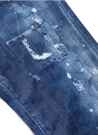 Detail View - Click To Enlarge - 71465 - Slim fit ripped jeans