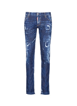 Main View - Click To Enlarge - 71465 - Slim fit ripped jeans