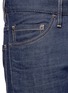 Detail View - Click To Enlarge - 71465 - 'Sexy Twist' raw skinny jeans
