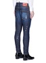 Back View - Click To Enlarge - 71465 - 'Classic Kenny' slim fit distressed jeans