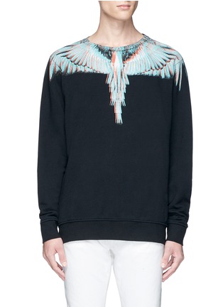 Main View - Click To Enlarge - MARCELO BURLON - 'Salvador' eagle print cotton sweatshirt