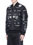 Front View - Click To Enlarge - MARCELO BURLON - x Alpha Industries 'Roldan' embroidered patch MA-1 bomber jacket