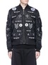 Main View - Click To Enlarge - MARCELO BURLON - x Alpha Industries 'Roldan' embroidered patch MA-1 bomber jacket