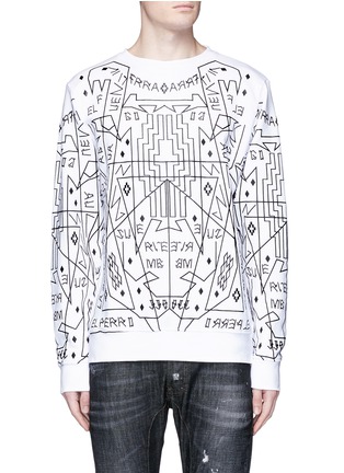 Main View - Click To Enlarge - MARCELO BURLON - 'Salomon' print cotton sweatshirt