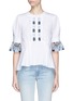 Main View - Click To Enlarge - PETER PILOTTO - Guipure lace pleated blouse