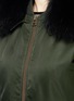 Detail View - Click To Enlarge - MR & MRS ITALY - 'New York' raccoon hood trim mink fur bomber jacket