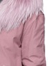Detail View - Click To Enlarge - MR & MRS ITALY - Raccoon trim hooded rabbit fur mini parka