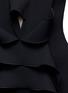Detail View - Click To Enlarge - MATICEVSKI - 'Priestess' cascade strap cold shoulder dress
