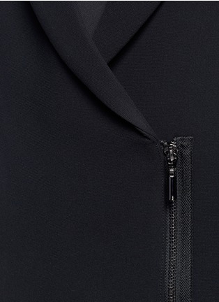 Detail View - Click To Enlarge - MATICEVSKI - 'Neo' peaked hem suiting blazer