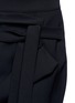 Detail View - Click To Enlarge - MATICEVSKI - 'Recovery' mock wrap front flared suiting pants