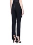 Back View - Click To Enlarge - MATICEVSKI - 'Recovery' mock wrap front flared suiting pants
