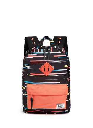 Main View - Click To Enlarge - HERSCHEL SUPPLY CO. - 'Heritage' comets print kids backpack
