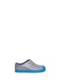 Main View - Click To Enlarge - NATIVE  - 'Jefferson' perforated kids slip-ons