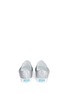 Back View - Click To Enlarge - NATIVE  - 'Jefferson' perforated glitter kids slip-ons