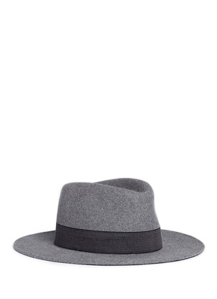 Main View - Click To Enlarge - MAISON MICHEL - 'Thadee' rabbit furfelt fedora hat
