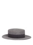 Main View - Click To Enlarge - MAISON MICHEL - 'Kiki' rabbit furfelt boater hat