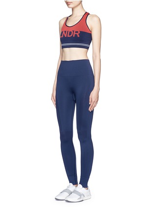 Figure View - Click To Enlarge - 72883 - 'Eleven' circular knit performance leggings