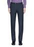 Main View - Click To Enlarge - CANALI - Regular fit houndstooth cotton flannel chinos