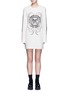 Main View - Click To Enlarge - OPENING CEREMONY - 'Bill' logo print T-shirt dress