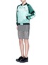 Figure View - Click To Enlarge - OPENING CEREMONY - Reversible cash embroidery silk varsity jacket