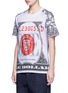 Front View - Click To Enlarge - OPENING CEREMONY - 'One' dollar bill print cotton T-shirt
