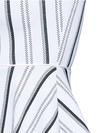 Detail View - Click To Enlarge - OPENING CEREMONY - Stripe jacquard skater dress
