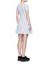 Back View - Click To Enlarge - OPENING CEREMONY - Stripe jacquard skater dress