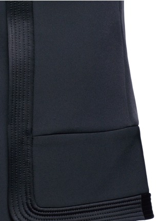 Detail View - Click To Enlarge - ALEXANDER WANG - Quilted edge peplum skirt